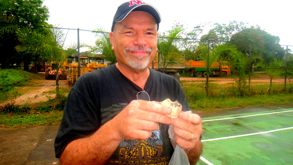 The Kano eating balut in the Philippines
