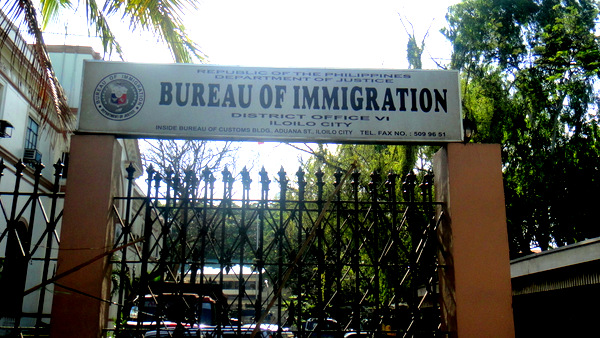 Bureau of Immigration entrance in Iloilo