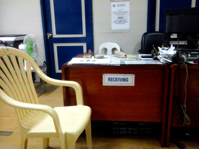 Inside the Bureau of Immigration in Iloilo