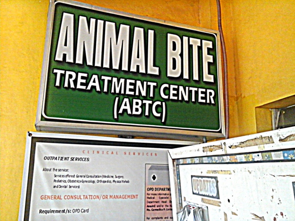 Animal bite treatment center at Guimaras provincial hospital