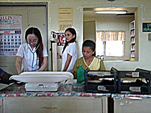 Outpatient nursing staff at Guimaras Provincial Hospital