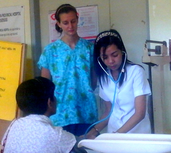 outpatient nursing staff with one foreigner from ohio