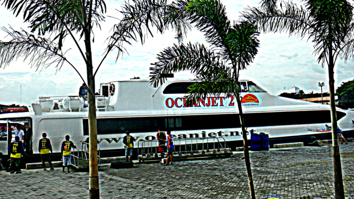 Ocean jet ferry in Iloilo