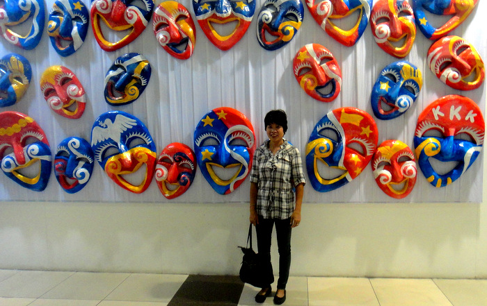 masks on display at sm city in bacolod