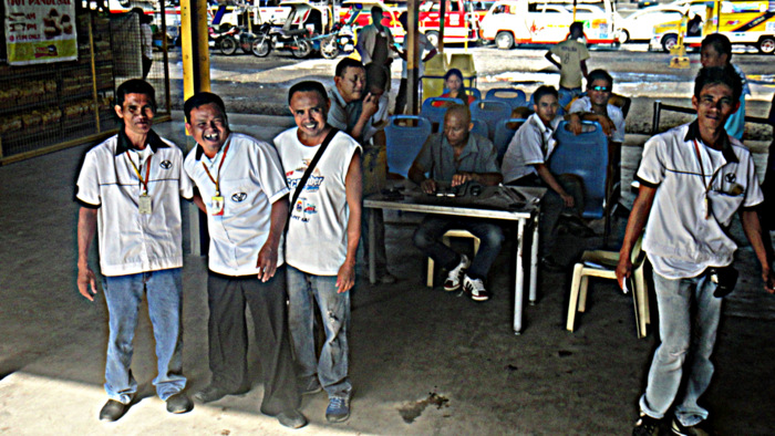 the friendly crew at the north terminal in bacolod city