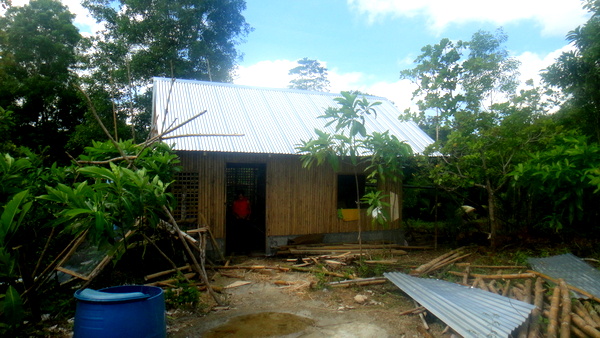 lolo's nipa hut in guimara, the philippines