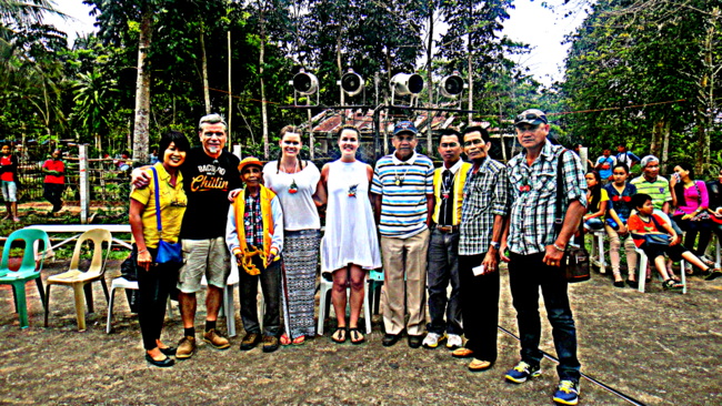 Vistors from Sweden and the Barangay Officials
