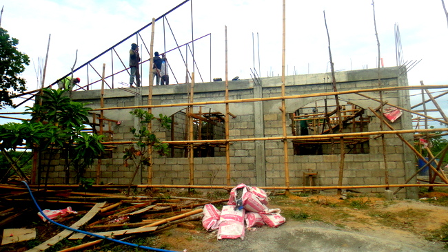 rear view of our new home in the Philippines