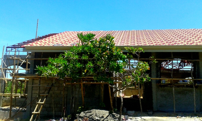 a look at our new roof in the Philippines