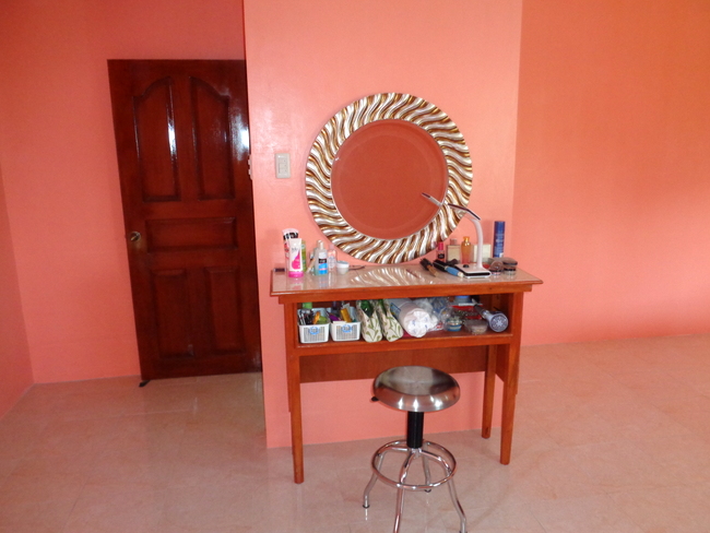 vanity table made by our carpenter in the philippines