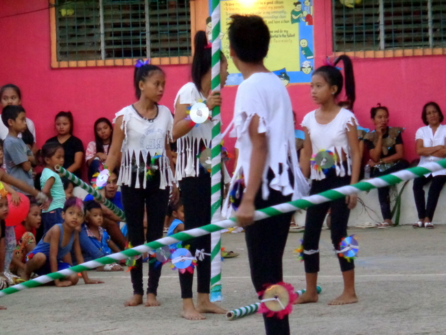 getting ready for the dance competition in guimaras philippines