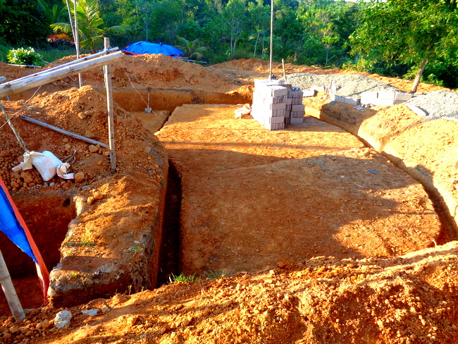 new pool in the philippines being dug out