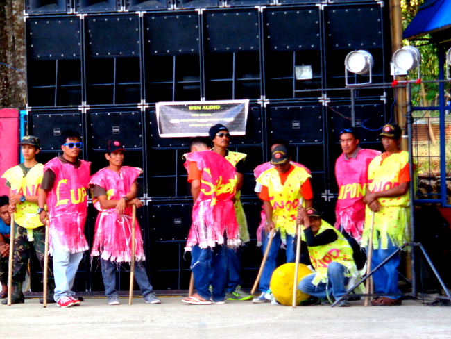 tanods dance at buluangan fiesta in guimaras