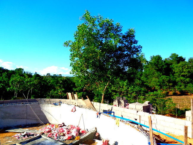 another view of our new pool in the philippines