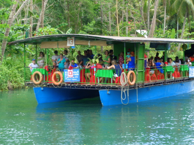 another floating resto on loboc river cruise