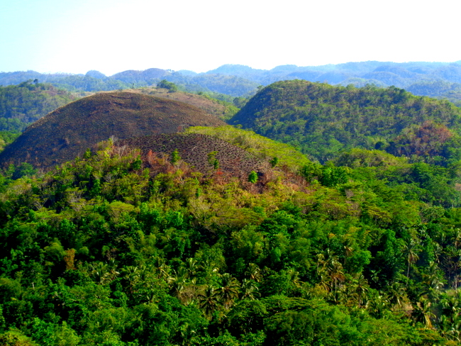 another view chocolate hills bohol