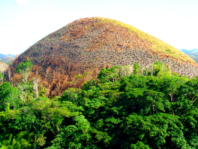 one of the chocolate hills bohol