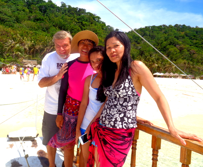 the crew in boracay