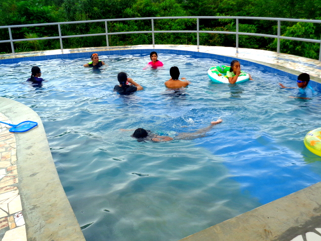 our new swimming pool in the philippines