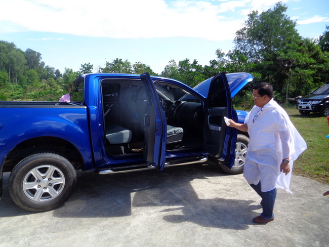 father blesses our ford ranger