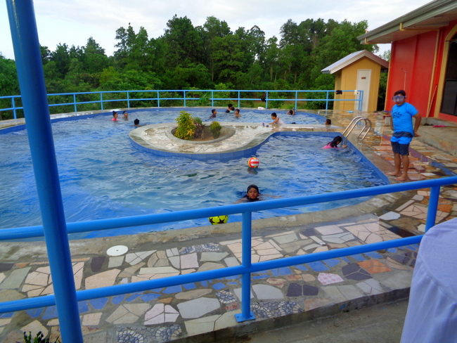 pool party for the kids at the blessing