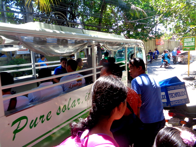 solar bus in boracay