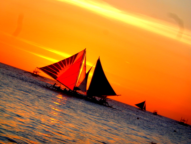 breathtaking boracay sunset